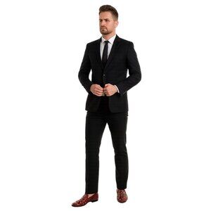 Moretti Black Label  Shoes Red Embellished Loafers Slip On Christo Men's Size 10